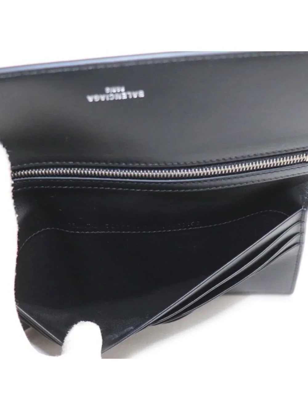 Balenciaga Passport Wallet 1 Ticket Black